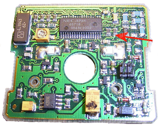 Anschlüsse Steuermodul Standheizungen mit Vorwahluhr 1530, Variante 1