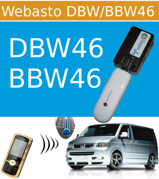 Handy Fernbedienung (LTE) für Standheizung Webasto BBW46 / DBW46