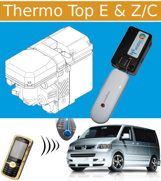 Handy Fernbedienung (LTE) für Standheizung Webasto Thermo Top E, T & Z/C