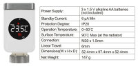 Heizkörper Thermostat WiFi / WLAN