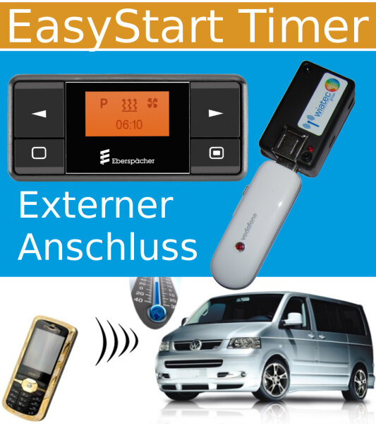 Handy Fernbedienung (GSM/UMTS) für Standheizung Eberspächer EasyStart Timer - Extern