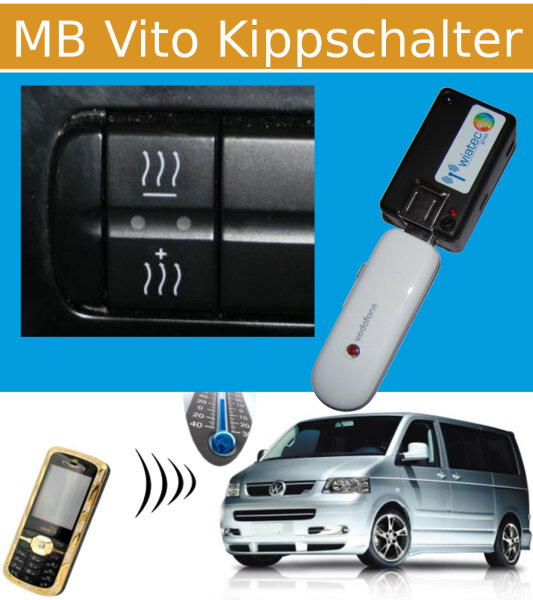 Handy Fernbedienung (GSM/UMTS) für Standheizung Mercedes Vito