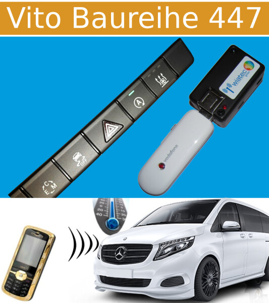 Handy Fernbedienung (GSM/UMTS) für Standheizung Mercedes Vito 447