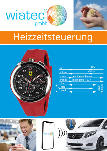 Handy Fernbedienung (IoT) für Standheizung mit Heizzeitsteuerung