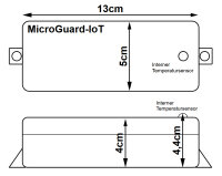 Handy IoT Temperaturwächter - interner Temperatursensor