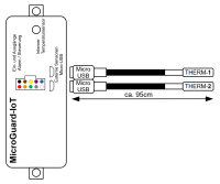 Handy IoT Temperaturwächter - bis zu 4 externe...