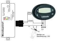 Handy Fernbedienung (IoT) für Standheizung mit Vorwahluhr 1533