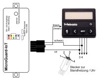 Handy Fernbedienung (IoT) für Standheizung mit Vorwahluhr 1530